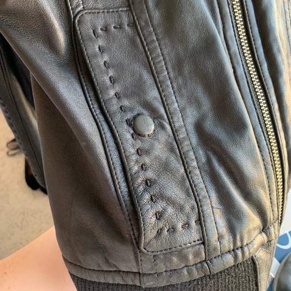 Mackage for Aritzia, Leather Lambskin Jacket - Picture 6 of 8